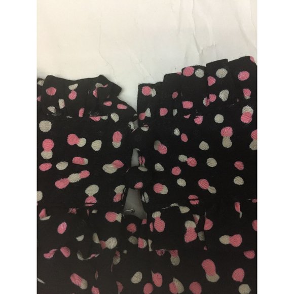 Women's Polka Dot Puff Long Sleeve Blouse Size S Small - Picture 4 of 11